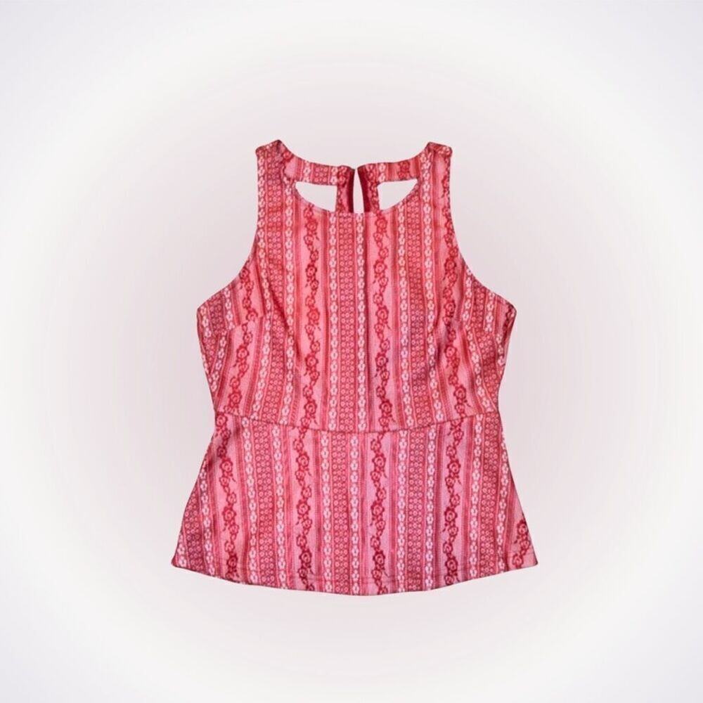 Francescas Lace Lattice Back Sleeveless Blouse | Sz S, NWT